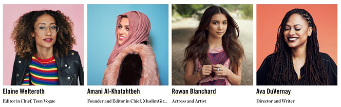 Speakers for the Teen Vogue Summit